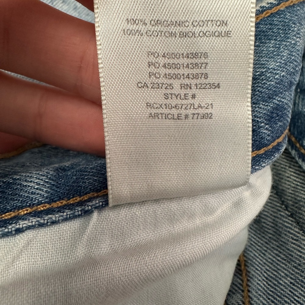 Denim Forum The Joni High Rise Loose 29L Light Wash Jeans - Picture 7 of 7